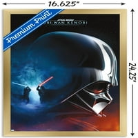Star Wars: Obi -Wan Kenobi - Darth Vader Collage Wall Poster, 14.725 22.375 рамки