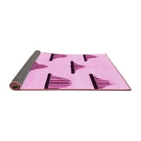 Ahgly Company Indoor Square Molid Pink Modern Area Cugs, 4 'квадрат