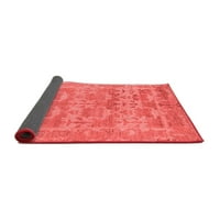 Ahgly Company Indoor Rectangle Oriental Red Traditional Area Rugs, 8 '12'