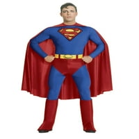 Мъжки комикси на Рубин супермен костюм-размер голям