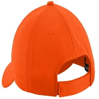 Manu Bay Surf Company Logo Patch Adult Hat, Neon Orange