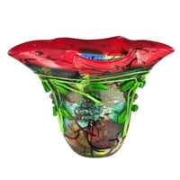 Henton Glass Vase в многоцветно покритие