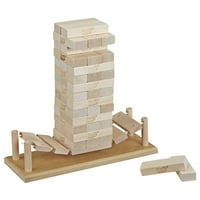 Hasbro Jenga Bridge Wooden Block Tacking Tumbling Tower Game