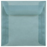 Прозрачни пликове за хартия, океанско синьо, 25 опаковки