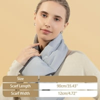 Електрически отопляем шал жени USB отопление шал с отоплителна подложка за шия на шията миещ шал мека топла шия за мъже и жени