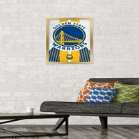 Golden State Warriors - Плакат за стена на лого, 14.725 22.375