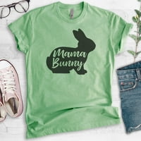 Риза за зайче на мама, унизирана женска риза, великденска риза, риза за заек, Хедър Ябълково зелено, XX-Голяма
