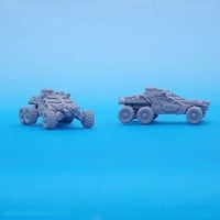 Mamba Combat превозни средства миниатюрни N-мащабни операции на Cav Strike Miniatures