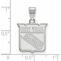 Логоарт НХЛ Ню Йорк Рейнджърс Стерлинг сребърен медальон