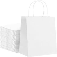 Елегантни доставка Крафт хартиени торби с усукани дръжки, насипни мулти твърди печат чанти, идеален за всеки повод, пакет
