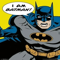 ДиСи Комикс-Батман-Аз съм Батман стена плакат, 24 36