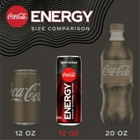 Кокс без захар Енерджи, Кока-Кола ароматизирани енергийни напитки с витамин В6, витамин В & гуарана, мг кофеин, ет Оз