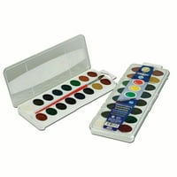 Prang® Semi Moist Watercolor Set, цветове, комплект от 6