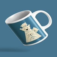Изображение Съзнателна полярна мечка семейна халба - Jay Fleck Designs, FL Oz Ceramic Cup