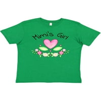 Момиче на мастиката на Мими- Сърдечни цветя младежка тениска