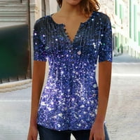 Плюс размер свободни годни блузи сладки заешки тийнейджъри дамски къс ръкав тениски флорален принт peplum туника клирънс ризи