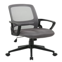Boss Office Products B6456-Gy Transitional Grey Mesh Задача стол, сив