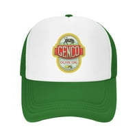 Cepten Men's & Women's Street Style с лого на Genco Olive Soil Регулируем камион Mersh Cap Green