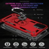Tech Armor Ring Stand Grip Case с метална плоча за iPhone Mini