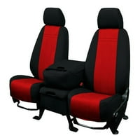 Caltrend Front Split Back & Cushion Neoprene седалки за 2006- Ford Ranger- FD219-01pp Черна вложка с черна тапицерия