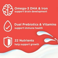 Енфагроу невро малко дете хранителна напитка, Омега-ДХА пребиотици не-ГМО, естествен аромат на ванилия готова за хранене течност