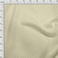 OneOone Cotton Poplin Twill Yellow Fabric Geometric & Artistic Floral Small Fabric за шиене отпечатана занаятчийска тъкан край
