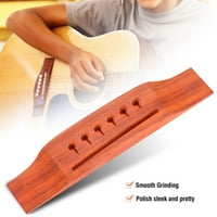 Издръжлив здрав акустичен мост на китара седло, акустичен китарен дървен мост, за вашите китарни части за китара
