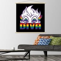 Disney - Ursula - Diva Tall Poster с магнитна рамка, 22.375 34