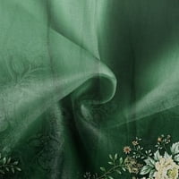 Cuoff дамски палта якета за жени ежедневни модни ретро отпечатани лека средна дължина жилетка женски върхове зелени 4x
