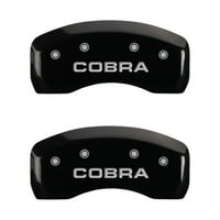 Покрити покрития гравирани предни и задни кобра черно покритие Сребърен CH Поставя се: Ford Mustang Cobra SVT, Ford Mustang Cobra