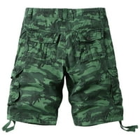 Мъжки летни работни дрехи къси панталони ежедневни панталони губи суитчъри Зелени m