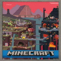 Minecraft - Плакат за стена на куб, 14.725 22.375