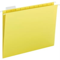 Бизнес Източник Раздел Нарязани Писмо Рециклирани Висящи Папка-1 2 11 - Жълто-Кутия