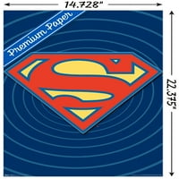 Комикси-Супермен-Класически Лого Плакат За Стена, 14.725 22.375