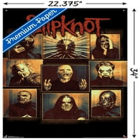 Slipknot - Bulletproof Sall Poster с бутални щифтове, 22.375 34