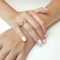 Подаръци за валентинки за валентинки, пръстени циркон пръстени Дами подарък бижута момичета пръстени сватбени пръстени Женски подаръци