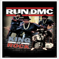 Run DMC - Плакат за крал на скалата, 22.375 34