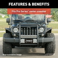 PJ20MS Pro Series Полирана неръждаема стомана Гриле предпазител на светлинна лента Покритие Поставя се изберете: 2012- Jeep Wrangler,