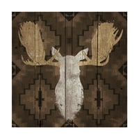 Изящно изкуство на търговска марка „Скъпоценни Antlers III 'платно изкуство от Studio Wellington