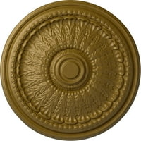 Екена Милуърк 27 од 1 2 П Бронз таван медальон, ръчно рисувано злато