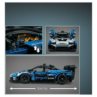 Technic McLaren Senna GTR Racing Sports Колекционерски комплект за изграждане на автомобили, играчка за строителство на автомобили,