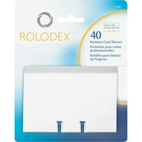 Rolodex, ROL67691, Файл с визитни карти за пълнене на ръкави, опаковане, изчистване
