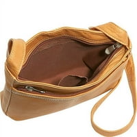 Le Donne кожена чанта за рамо Zip Pocket LD-4052