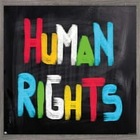 Плакат за стена за правата на човека, 14.725 22.375