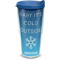Животът е добър студено извън Оз чаша с капак
