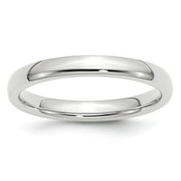14k бяло злато комфорт мъжки дами дами сватбена лента пръстен