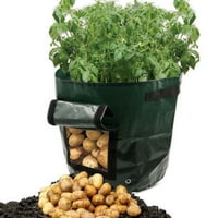 Предмети за градинарство на Vikakiooze, картофено плантатор PE торбичка за торбичка за растение отглеждане на саксия Страничен