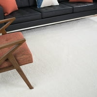 Шаг площ килим дебел твърд крем хол лесен за почистване