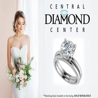 Vogue съвпадащ обикновен пръстен за сватбена лента в солиден щампован стерлингов сребро - платинено покритие - размер 12