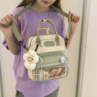 Eychin сладка раница с аксесоари с двойна цел раница чанта за рамо голям капацитет на открито пътуване с чанта за деца деца чанта